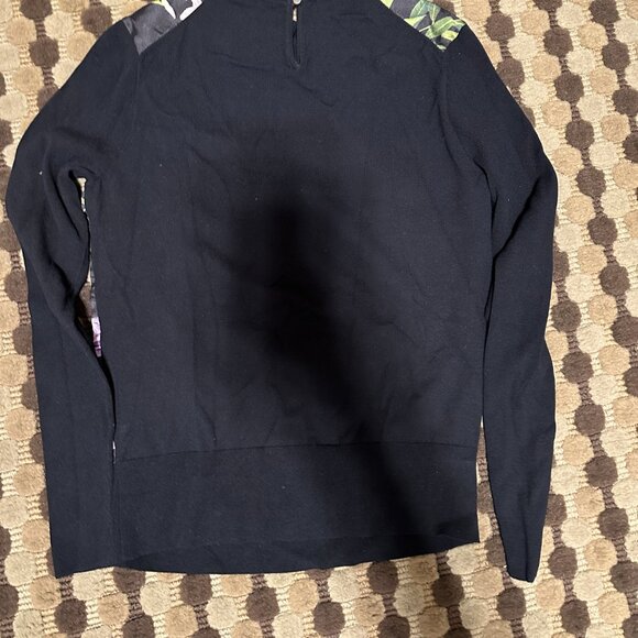 Ted Baker Daneaa Woven Front Mock Neck Sweater - Picture 5 of 8